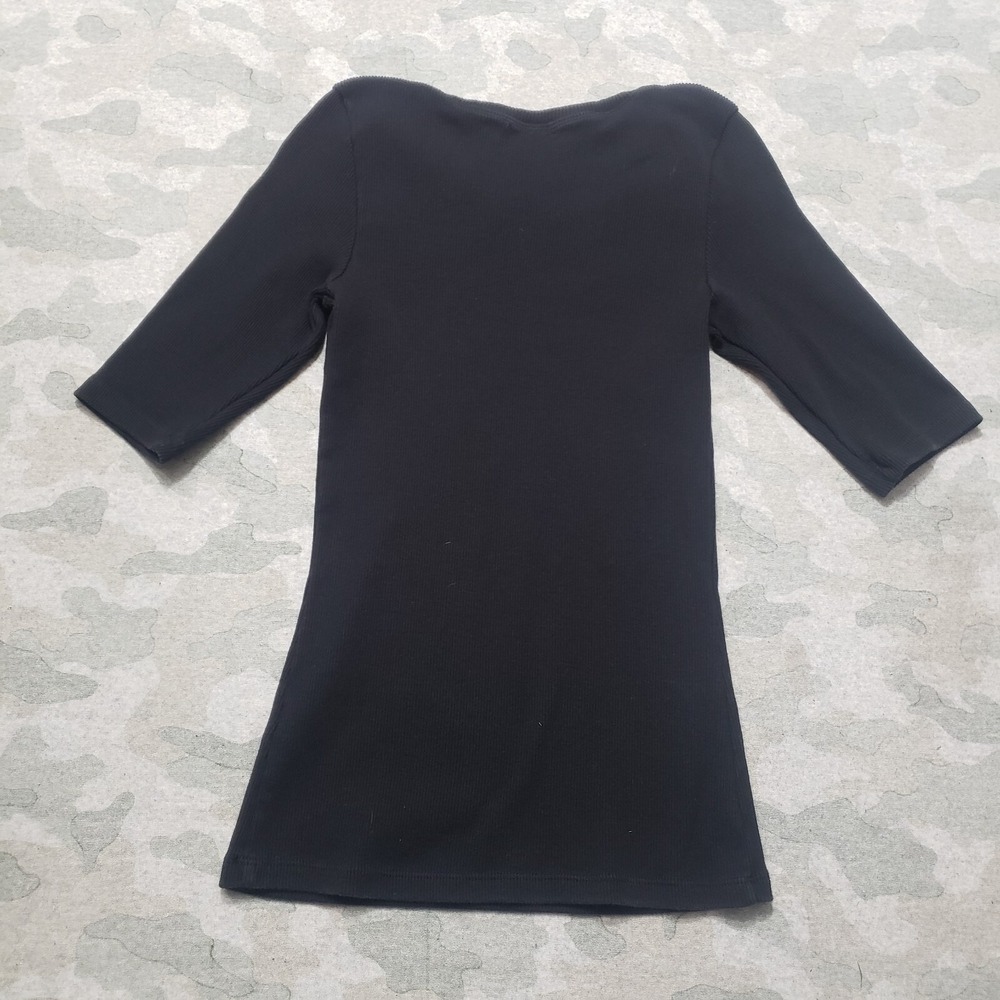 Sundance Top Womens XS Black Pullover Half Sleeve - Picture 5 of 9